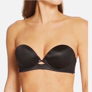 Maidenform Love the Lift Natural Boost Strapless Multiway Underwire Bra Black